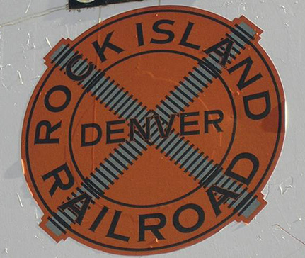 Denver Rock Island Railroad Original Logo on Truck