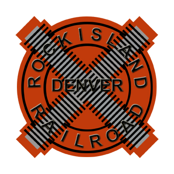 Recreated Denver Rock Island Railroad Logo